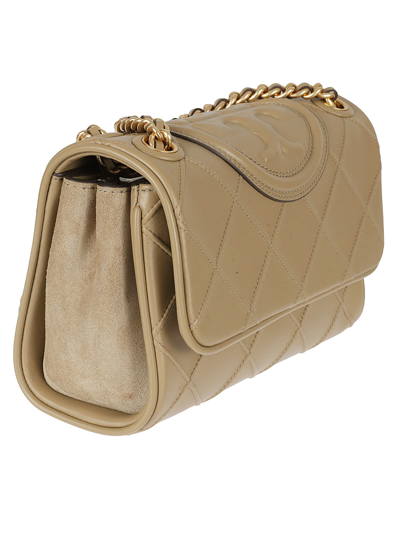 Tory Burch Fleming Soft Convertible Shoulder Bag In Pebblestone