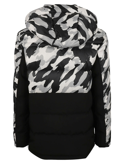 Shop Moose Knuckles Dugald 2 Down Jacket In Black/white/camo