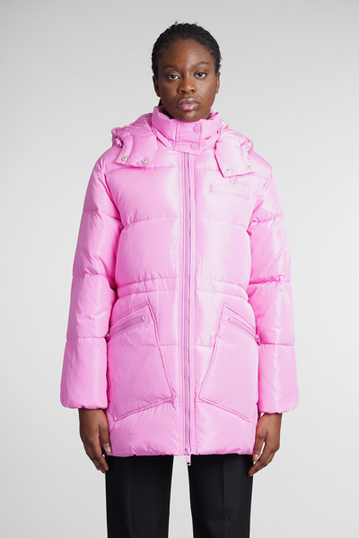 Ganni pink on sale puffer