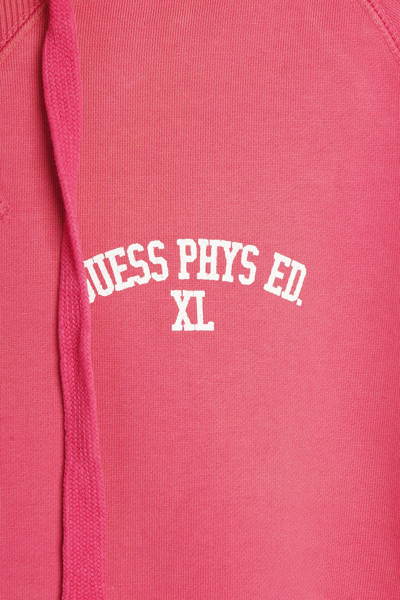 Shop Guess Sweatshirt In Red Cotton