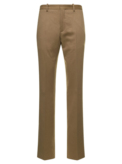 Shop Off-white Tags Cashm Slim Pant In Beige
