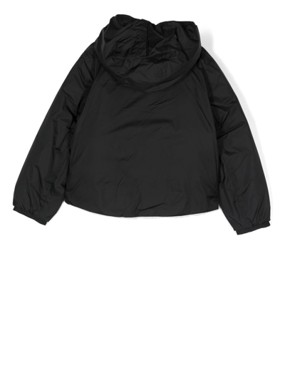 Shop K-way Logo-patch Zipped Jacket In Black