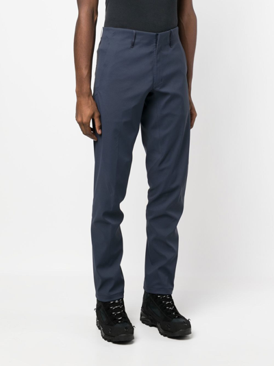 Shop Veilance Blue Indisce Tapered Trousers
