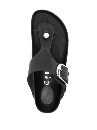 Birkenstock Gizeh Big Buckle Slide Sandal In Black