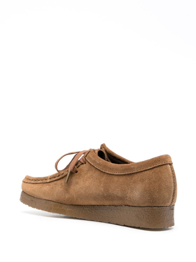 Clarks Suede Lace-up Oxford Shoes In Brown