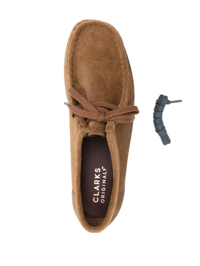 Clarks Suede Lace-up Oxford Shoes In Brown