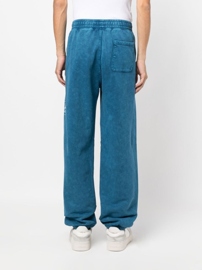Shop Stussy Straight-leg Cut Trousers In Blue