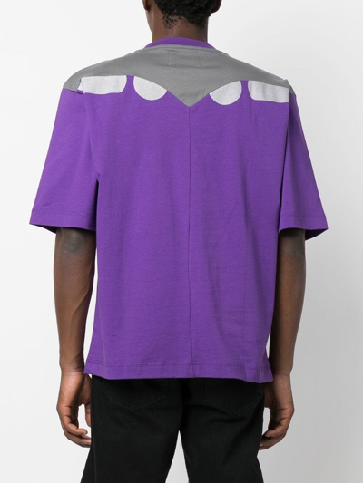 Shop Youths In Balaclava Logo-print Detail T-shirt In Purple