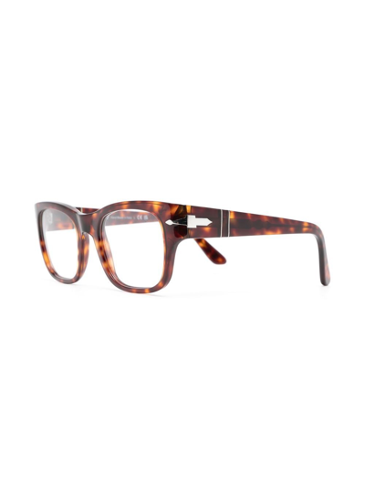 Persol Po3297v Square-frame Glasses In Brown