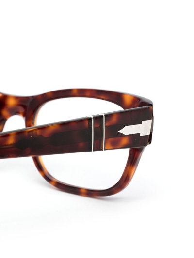 Persol Po3297v Square-frame Glasses In Brown