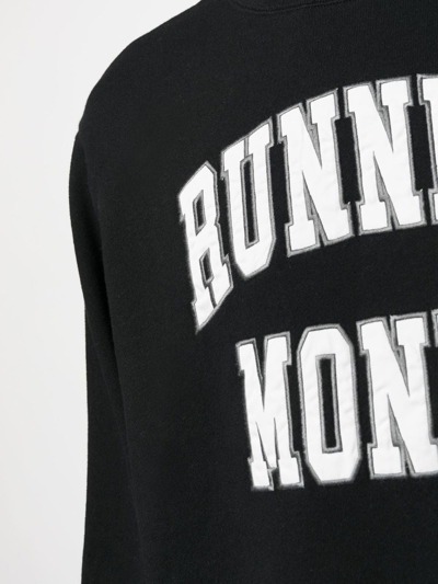 Shop Undercover Running Monks Sweatshirt In Black