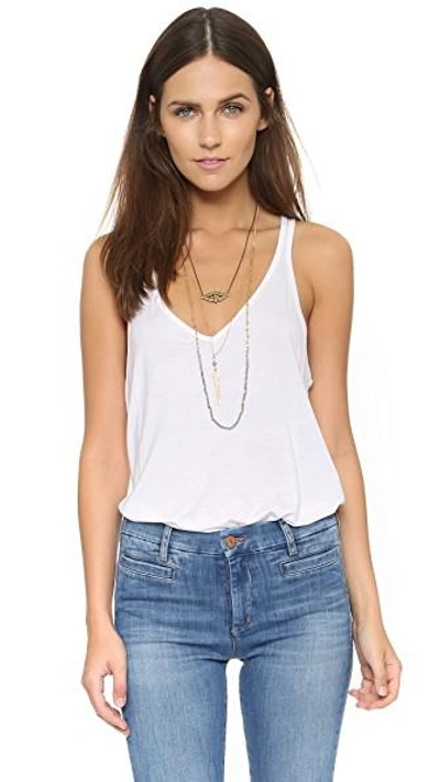 Shop Feel The Piece V Layer Tank In White