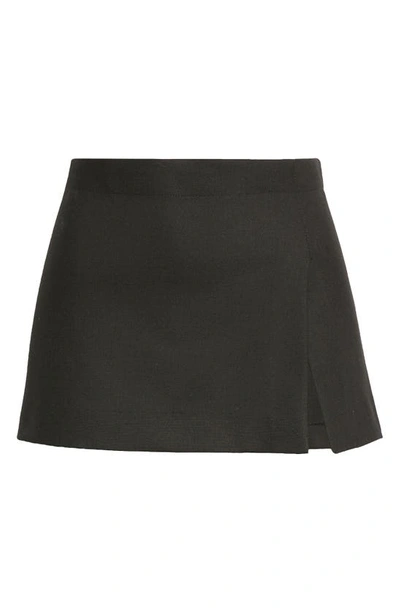 Shop Miaou Micro Miniskirt In Black