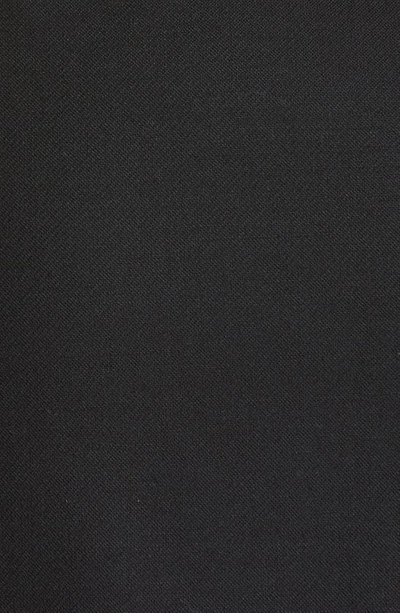 Miaou Micro Front-slit Miniskirt In Black