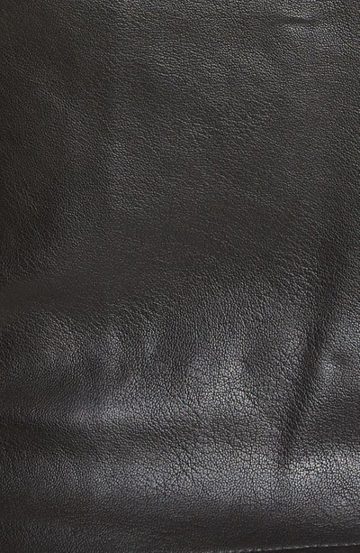 Shop Miaou Mara Faux Leather Corset Halter Top In Black