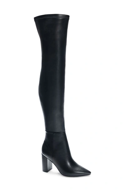 Shop Chinese Laundry Fun Times Over The Knee Boot In Black