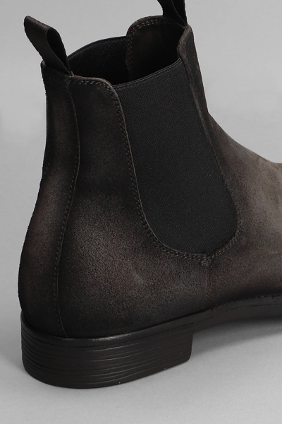 Shop Officine Creative Ankle Boots In Brown Leather