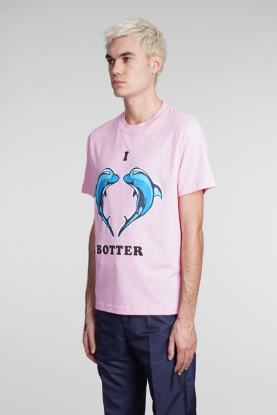 Shop Botter T-shirt In Rose-pink Cotton