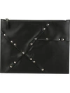 MAISON MARGIELA Studded Clutch,S35UI0367SX9733