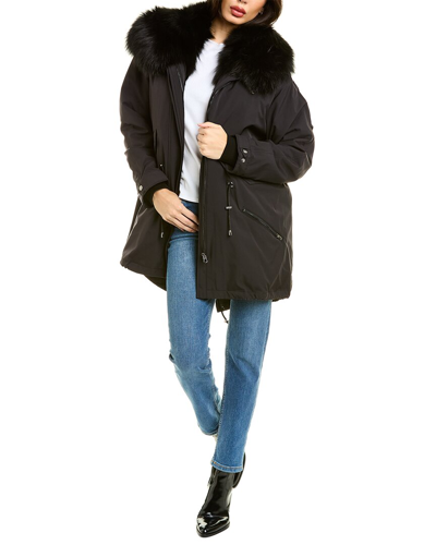 Shop Gorski 2-in-1 Parka In Black