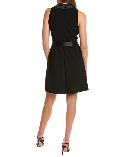 Shop Adrianna Papell Faux Wrap Blazer Dress In Black