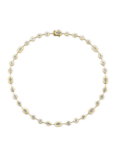 Shop Melis Goral Women's Focus 14k Gold & Diamond Necklace In Yellow Gold