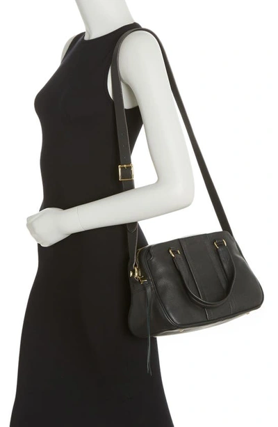 Shop Aimee Kestenberg Marsala Soft Leather Satchel In Black