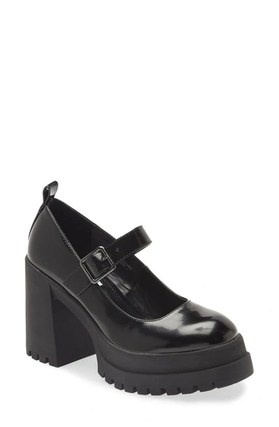 Shop Steve Madden Orsen Platform Mary Jane Pump In Black