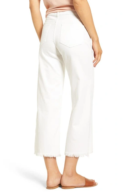 Dl1961 Hepburn High Rise Wide Leg Jeans In Eggshell