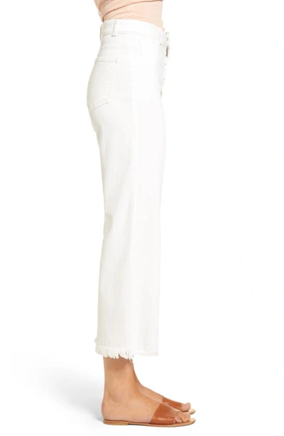 Dl1961 Hepburn High Rise Wide Leg Jeans In Eggshell