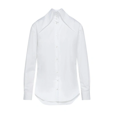 Shop The Row Armelle Long Sleeve Shirt In White
