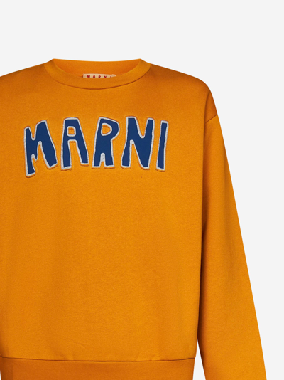 Shop Marni Sweatshirt In Orange