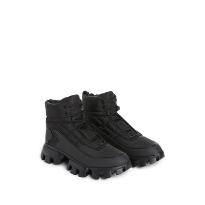 Shop Prada Cloudbust Thunder High-top Sneakers In Black