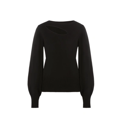 Shop Saison Jumper With Cut-out Detail In Black