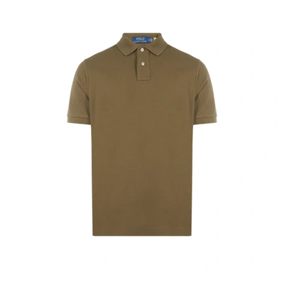 Shop Polo Ralph Lauren Slim-fit Cotton Polo Shirt In Green