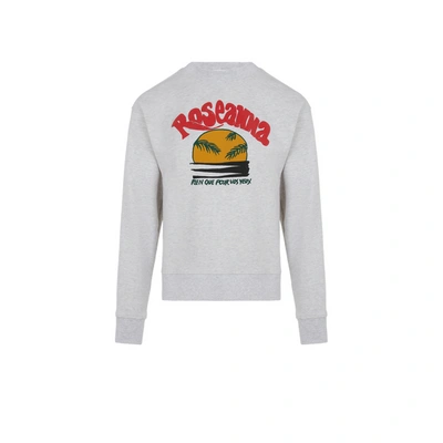 Shop Roseanna Cotton Jersey Sweatshirt In Grey