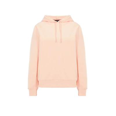 Shop Apc Cotton Hoodie In Pink