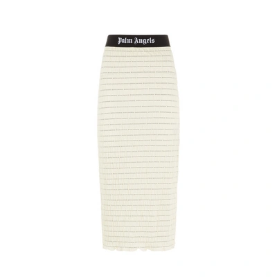 PALM ANGELS PALM PENCIL SKIRT 