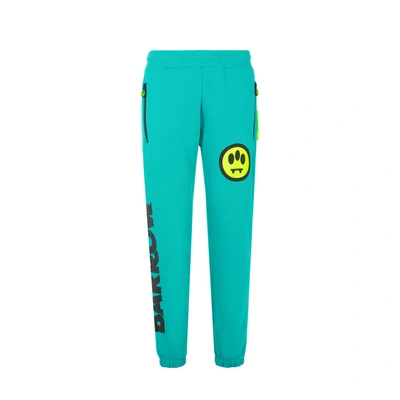 Shop Barrow Cotton Fleece Joggers In Green