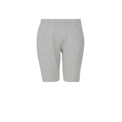 Sunspel Knee-length Cotton Track Shorts In Gray