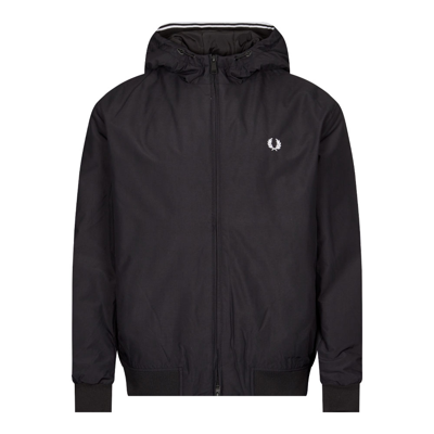 Fred Perry Padded Hooded Bentham Jacket In Black | ModeSens