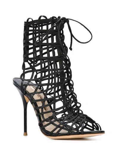 Shop Sophia Webster 'delphine' Sandals In Black