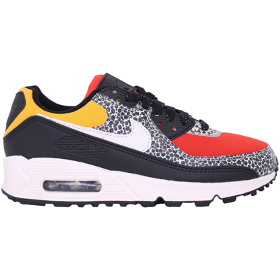 Shop Nike Air Max 90 Se Black/red-phantom  Dc9446-001 Women's In Multi