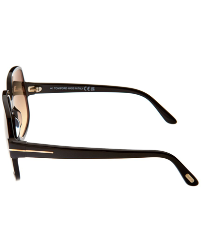 Tom Ford Women's Delphine Geometric Sunglasses, 60mm In Black | ModeSens