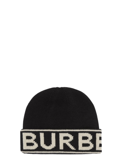 Shop Burberry Cashmere Hat Unisex In Black