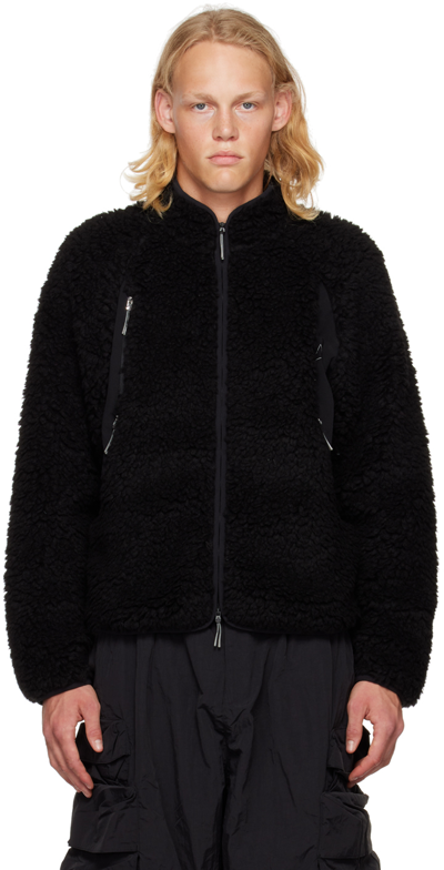 ROA BLACK PANELED JACKET 
