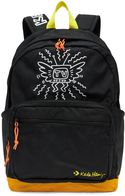 Shop Converse Black Keith Haring Edition Go 2 Backpack In  Black