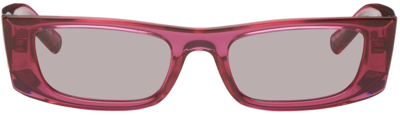 Shop Saint Laurent Pink Sl 553 Sunglasses In Pink-pink-violet