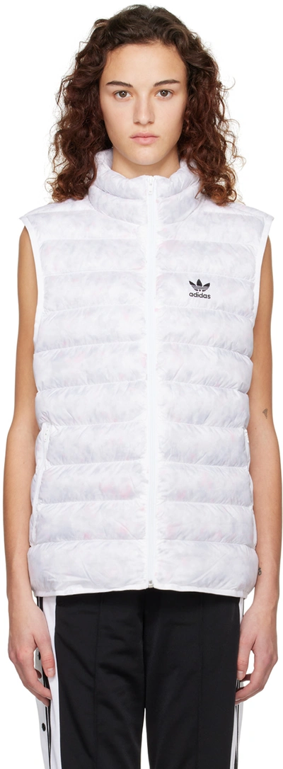 Shop Adidas Originals White Essentials+ 'made With Nature' Vest