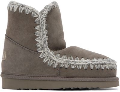 Shop Mou Gray 18 Boots In Ngre New Grey